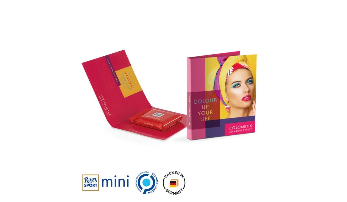 Werbekarte MIDI Ritter SPORT Mini