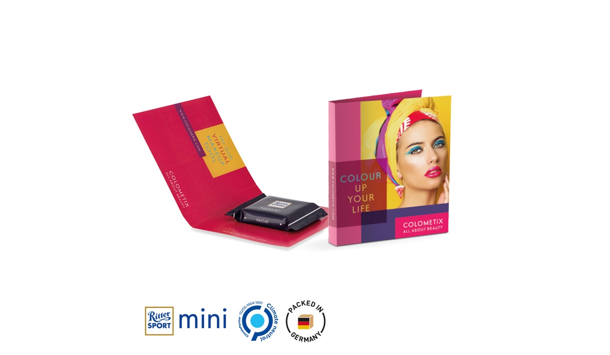 Werbekarte MIDI Ritter SPORT Mini