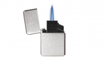 Zorr EXCLUSIVE JET FLAME lighter brushed chrome