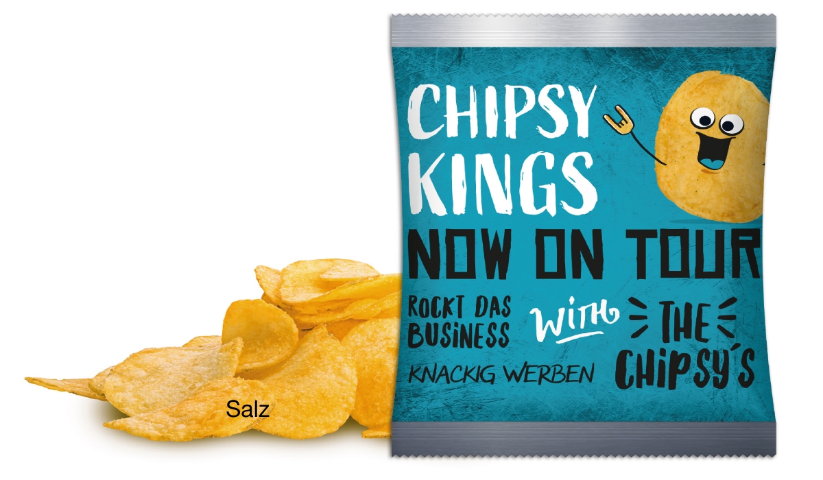 Jo Chips im Werbetütchen