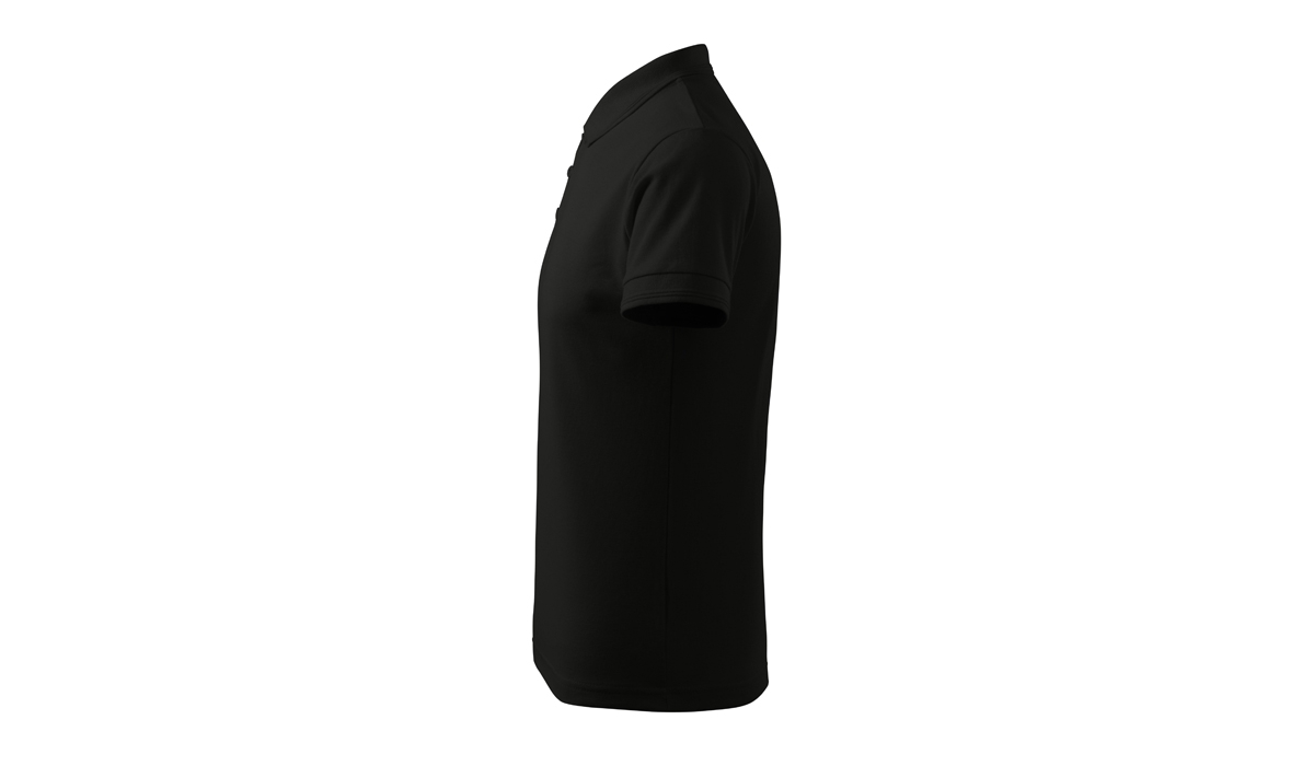 PIQUE POLO 203 mens polo shirt - black