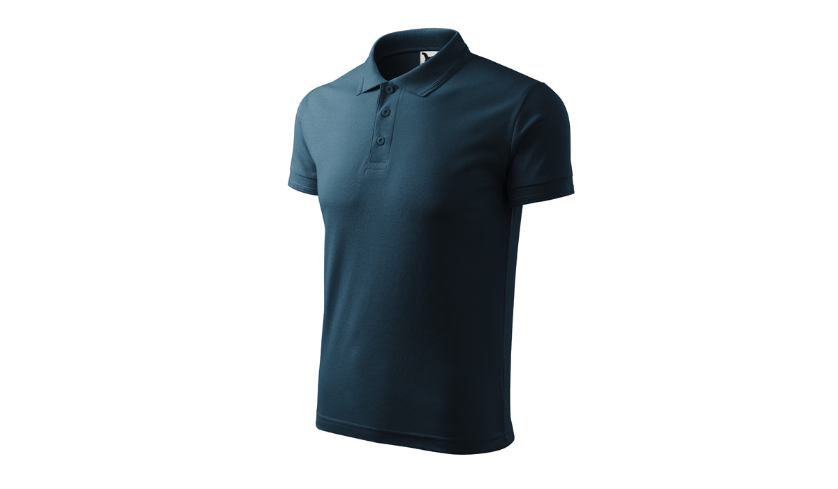 PIQUE POLO 203 Herren Polohemd - marineblau
