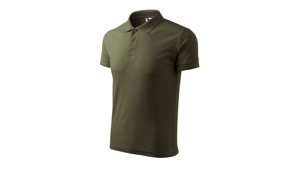 PIQUE POLO 203 Herren Polohemd - military