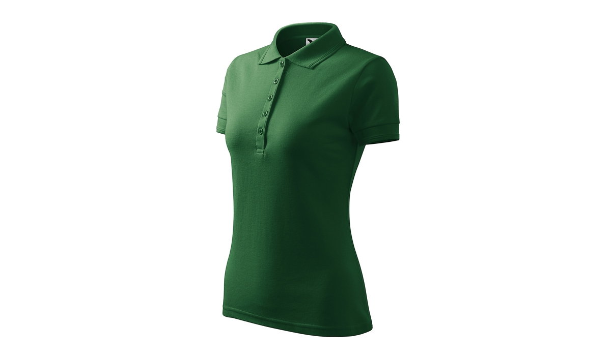 PIQUE POLO 210 Damen Polohemd - flaschengrün