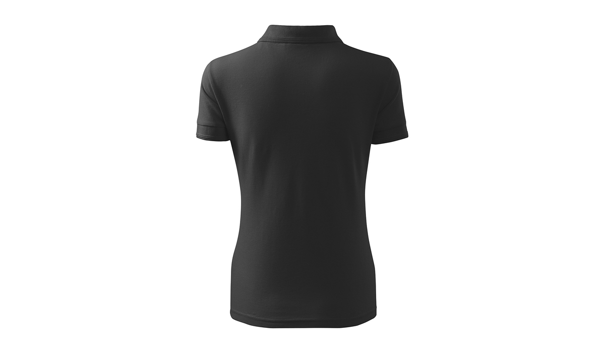 PIQUE POLO 210 ladies polo shirt - anthracite mottled