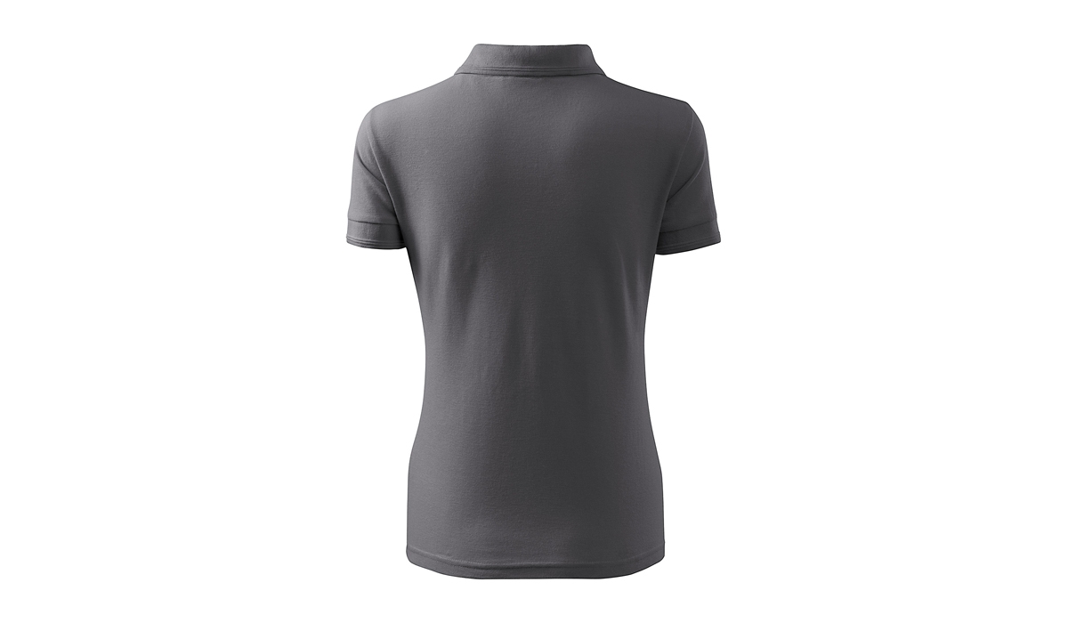 PIQUE POLO 210 ladies polo shirt - steel gray