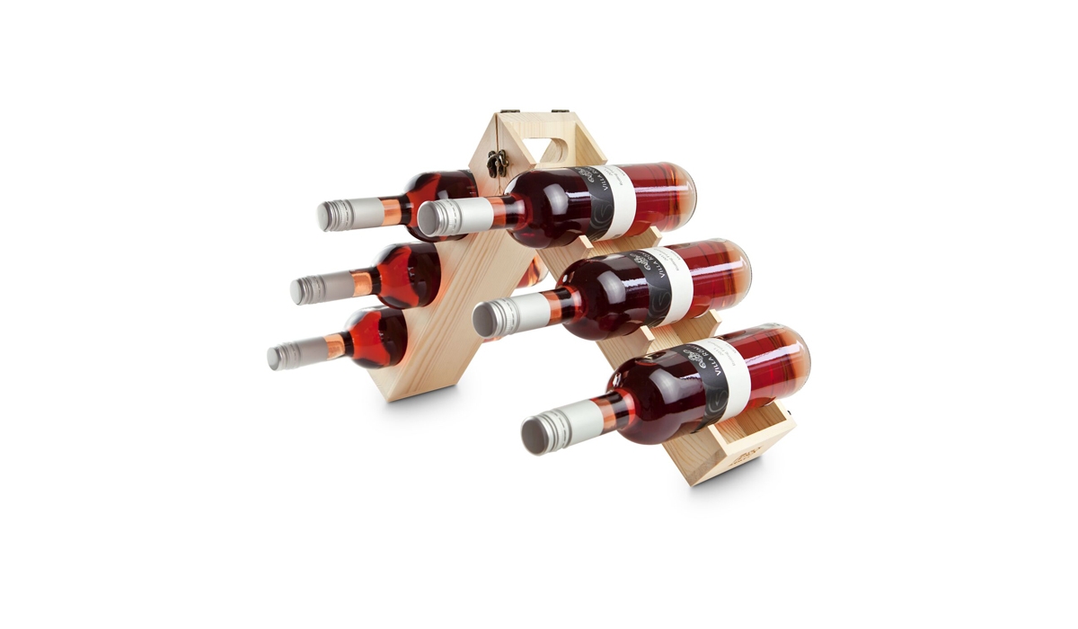 Gift box / Present set: Rackpack - the clever wine rack