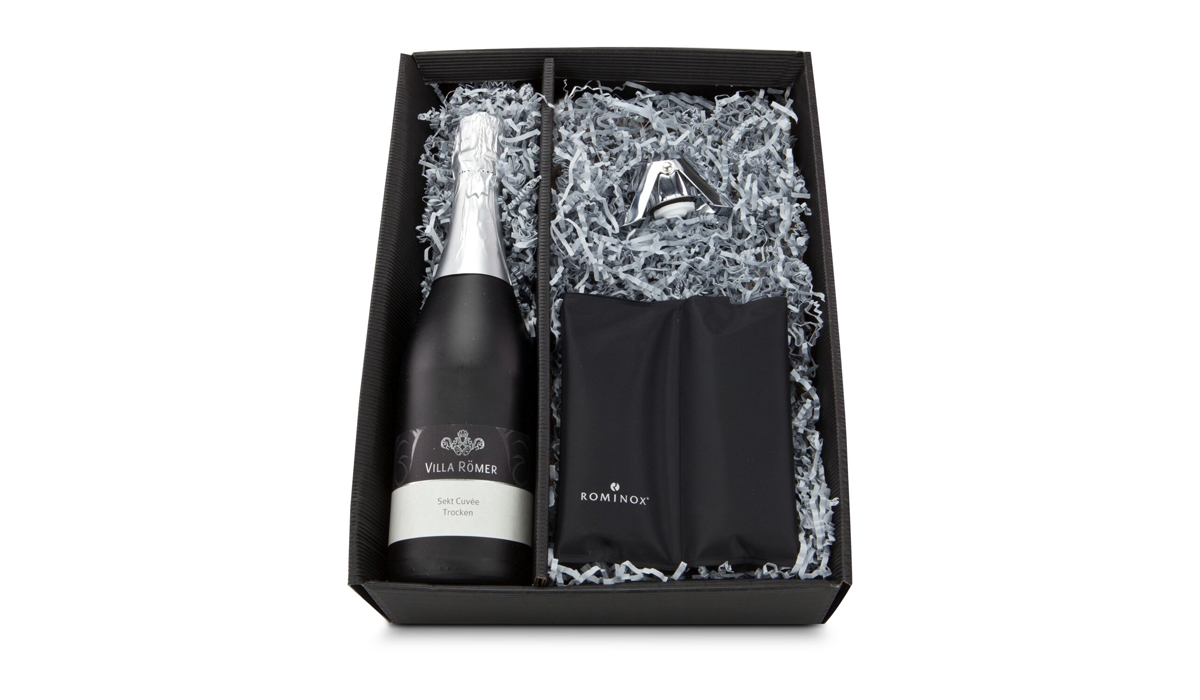 Gift box / Present set: Sparkling wine cooler