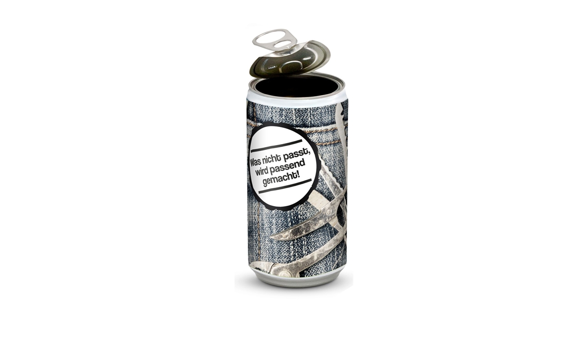 Gift box / Present set: Secret surprise can for men