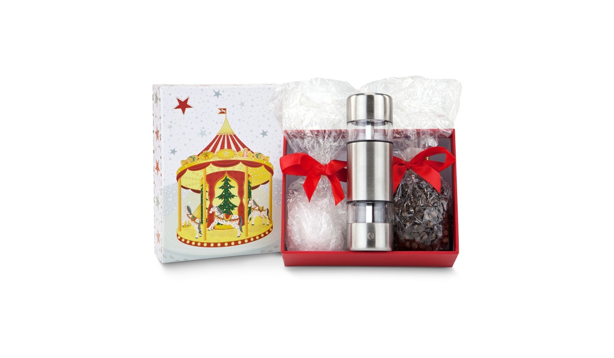 Gift box / Present set: Christmas duet salt & pepper