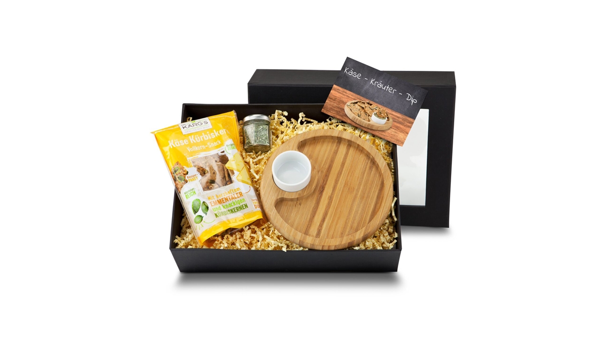 Gift box / Present set: Snack ´n dip