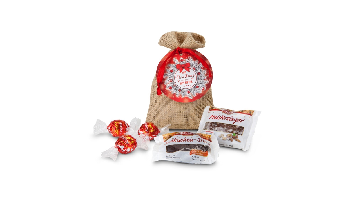 Geschenkset / Präsenteset: Süßes Weihnachtssäckchen