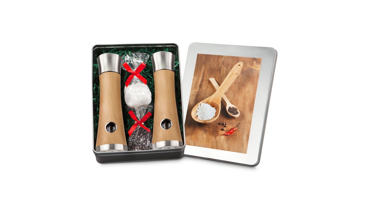 Gift box / Present set: Salt- and peppermill set
