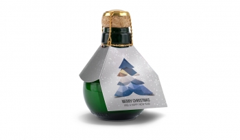 Kleinste Sektflasche der Welt Merry Christmas, 125 ml