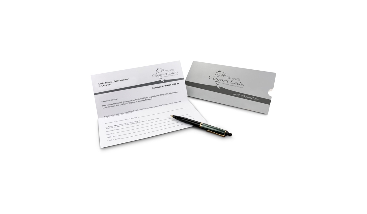 Gift product / gift article: Salmon gift coupon: foodie