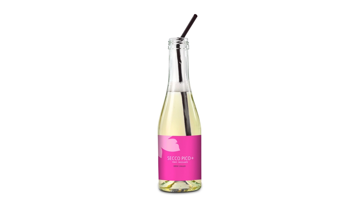 Promo Secco Piccolo - Flasche klar - Kapsel weiß, 0,2 l