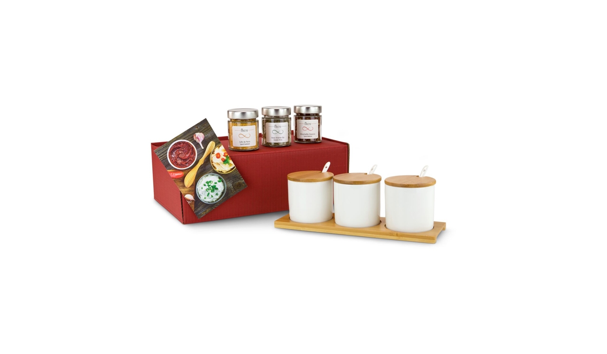 Gift box / Present set: Bowls and Dips