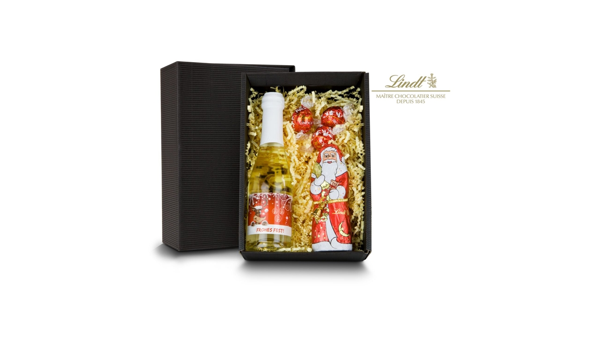 Gift box / Present set: Rudolph & Santa