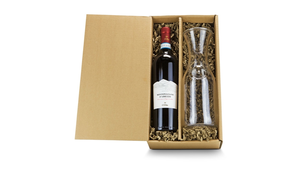 Gift box / Present set: Red wine & carafe