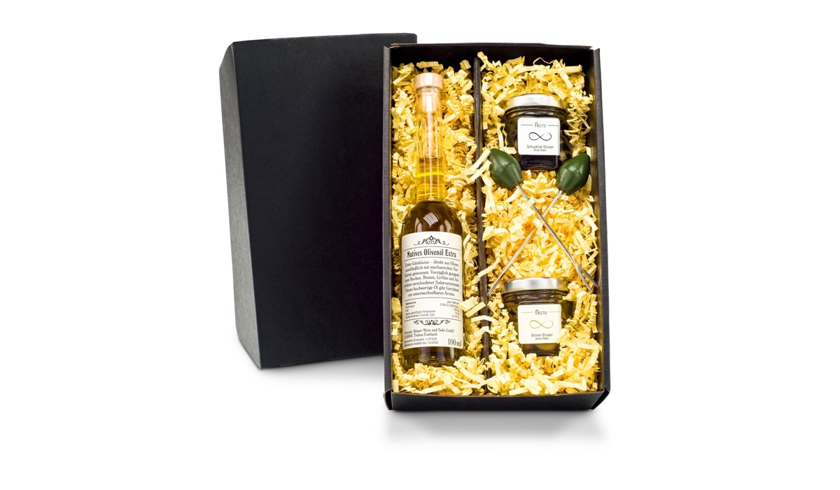 Gift box / Present set: Oliven-Variante