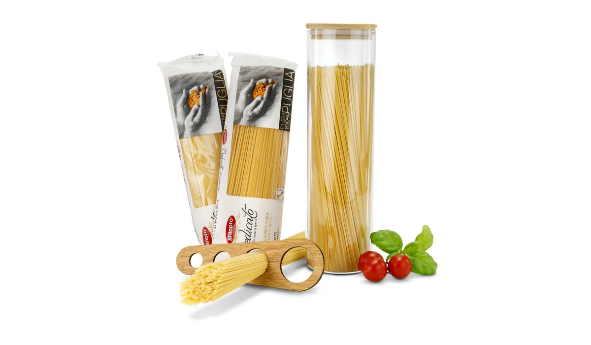 Gift box / Present set: Spaghetti in a glass