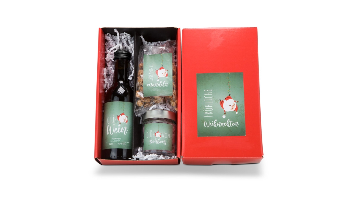 Gift box / Present set: Christmas: Small mulled wine set