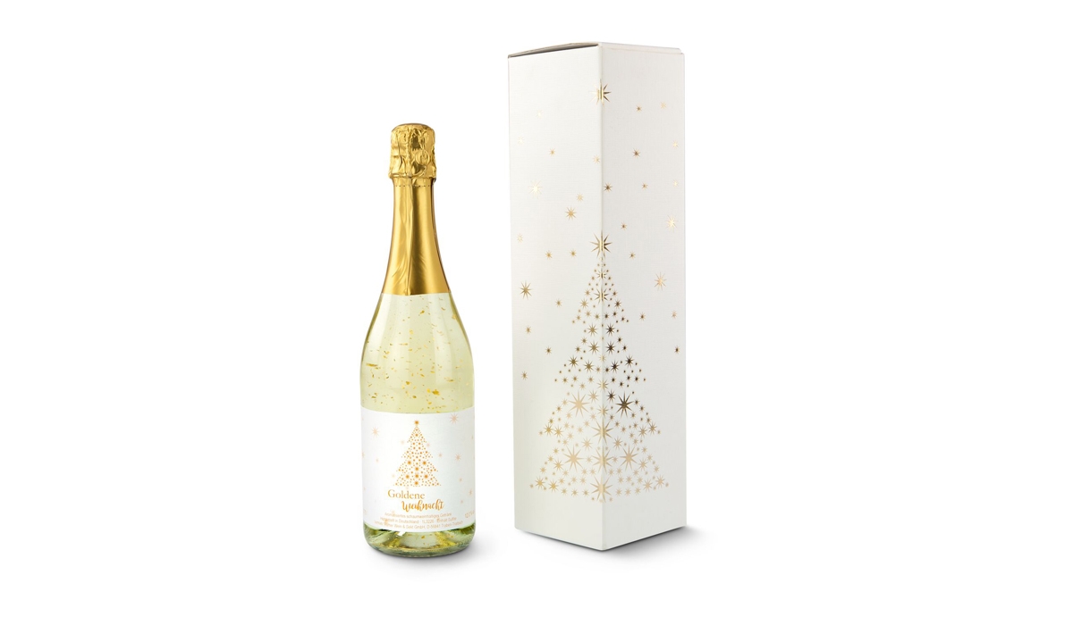 Gift box / Present set: Golden Christmas