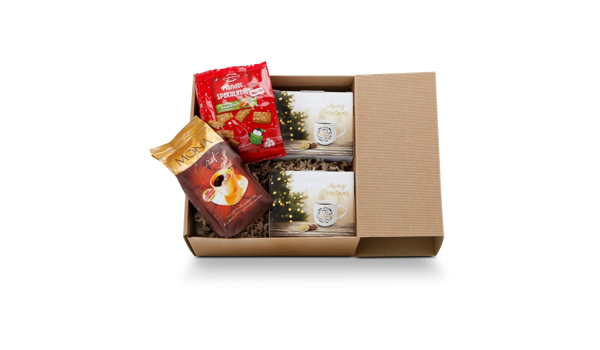 Gift box / Present set: Christmas coffee time
