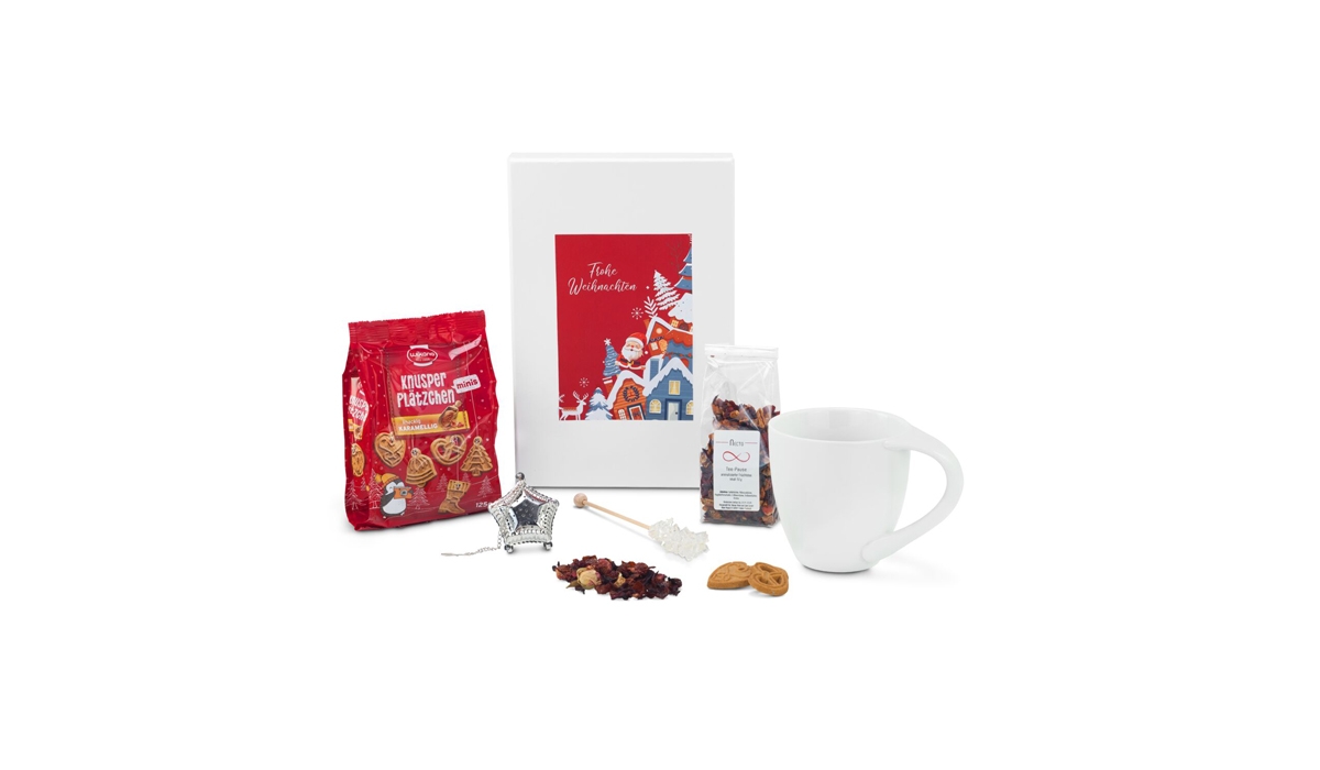 Gift box / Present set: Christmas tea box
