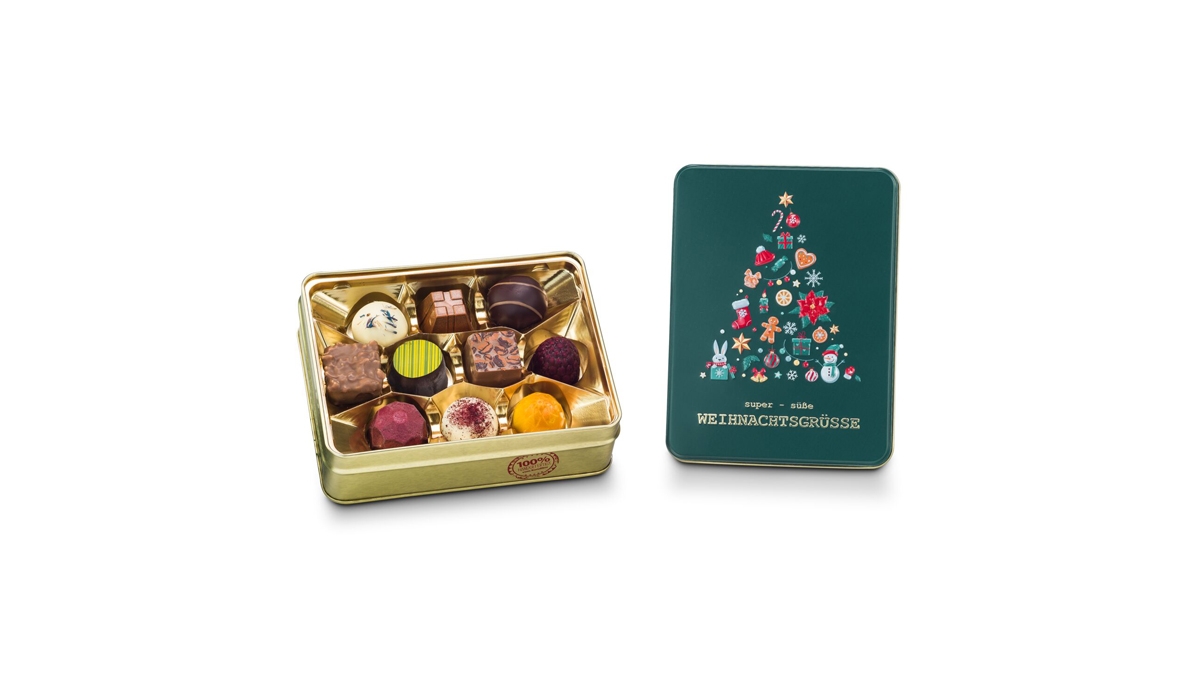 Gift box / Present set: Sweet Christmas tree greetings 