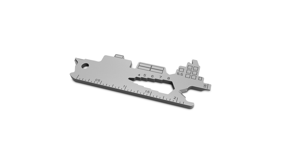 ROMINOX® Key Tool Cargo Ship (19 Funktionen) Danke