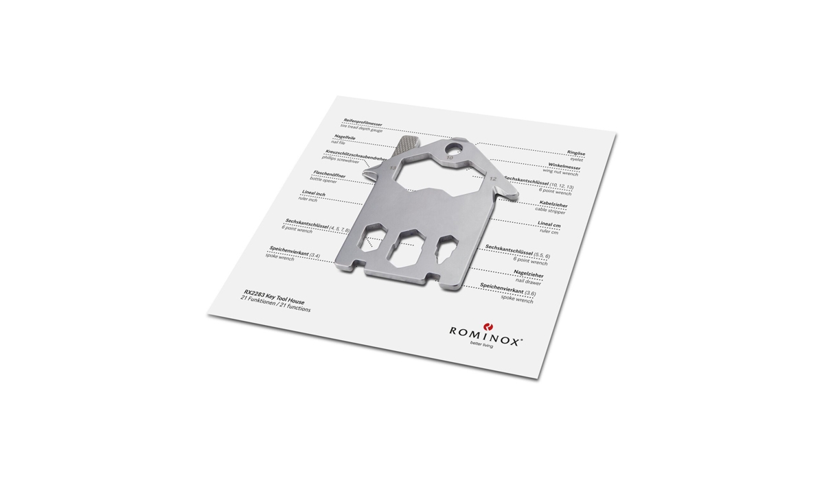 ROMINOX® Key Tool House (21 Funktionen) Werkzeug