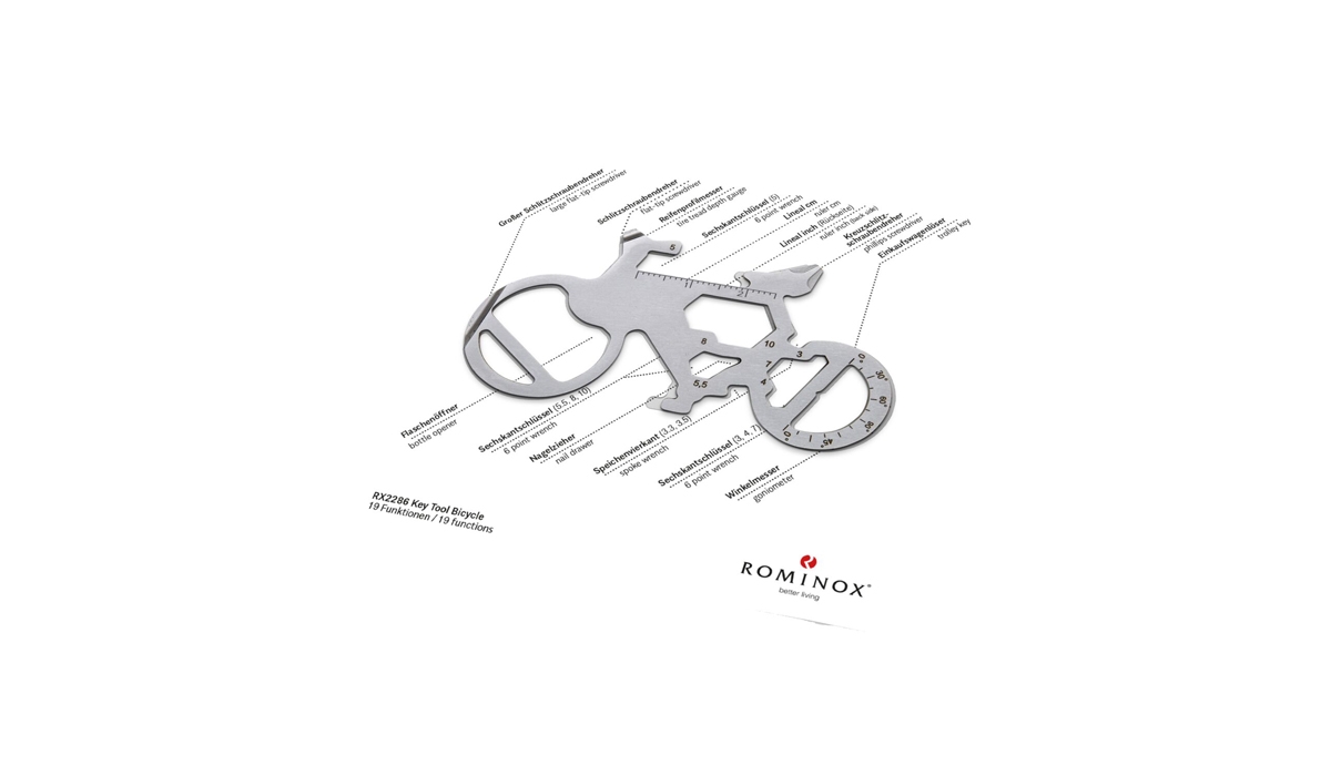 ROMINOX® Key Tool Bicycle (19 Funktionen) Werkzeug