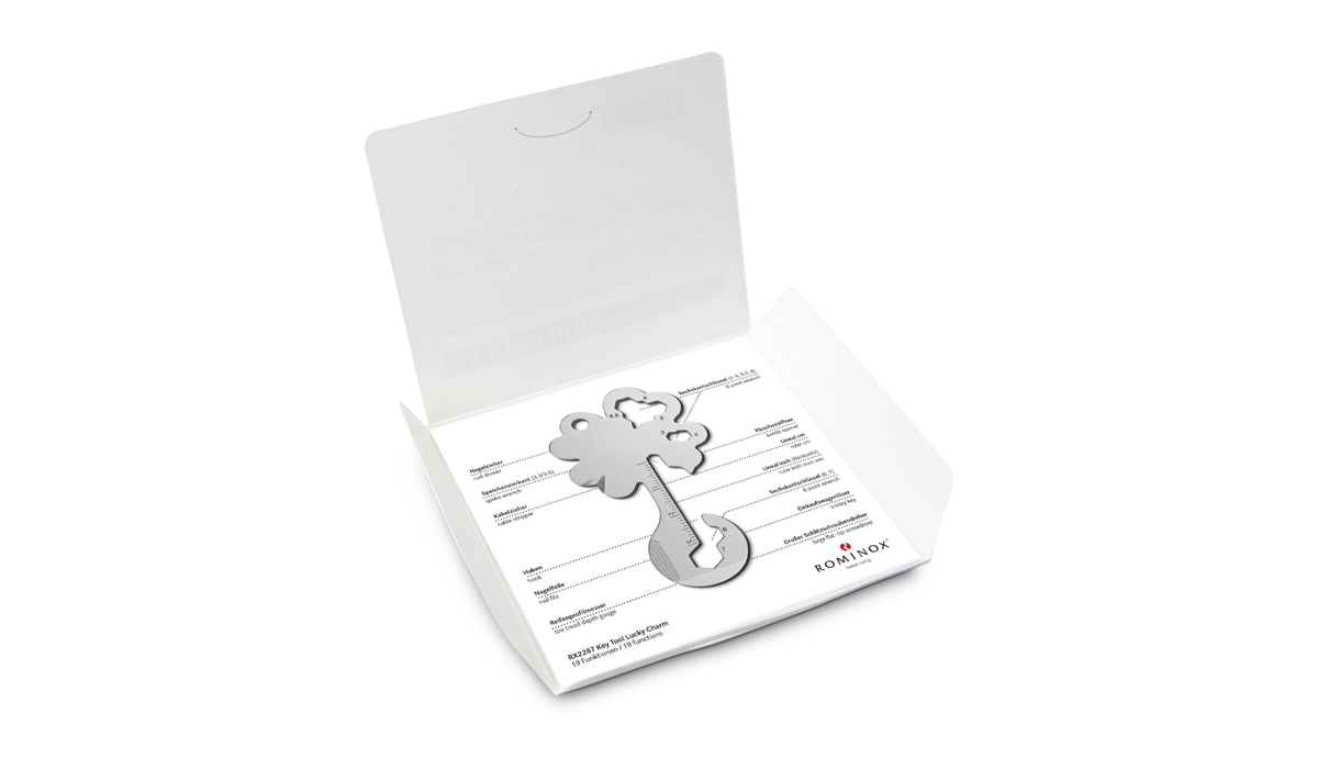 ROMINOX® Key Tool Lucky Charm (19 Funktionen) Danke