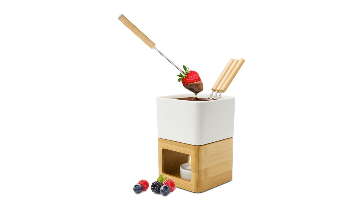 Gift box / Present set: Chocolate Fondue in a Bag