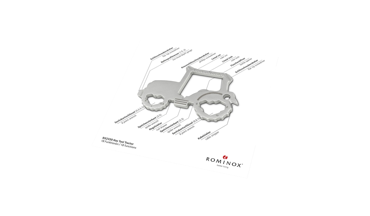 ROMINOX® Key Tool Tractor (18 Funktionen) Werkzeug