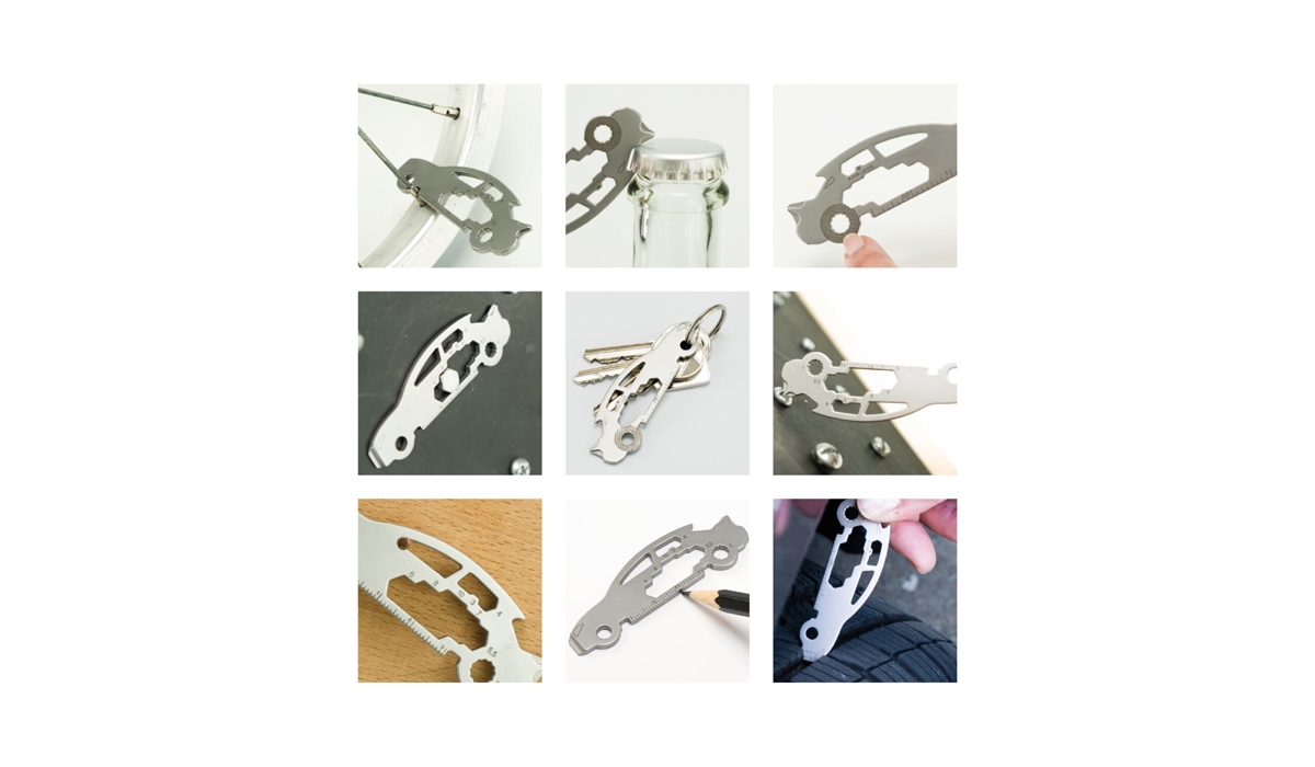 ROMINOX® Key Tool Car/Auto (18 Funktionen) Große Helden (Einzelhandel)