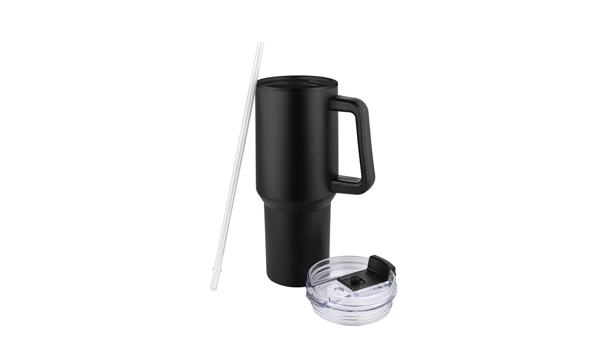 Trinkbecher CremaExtensaMaximaBudget schwarz
