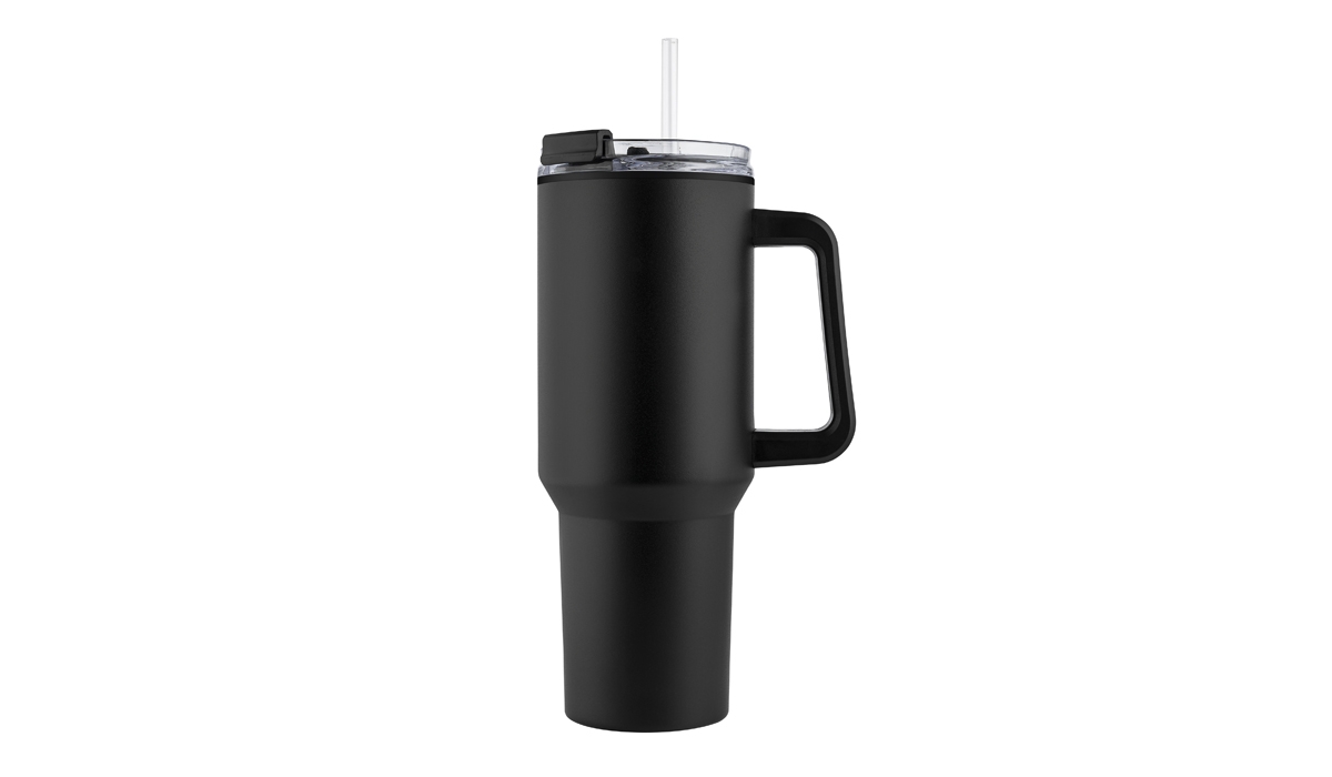 Trinkbecher CremaExtensaMaximaBudget schwarz
