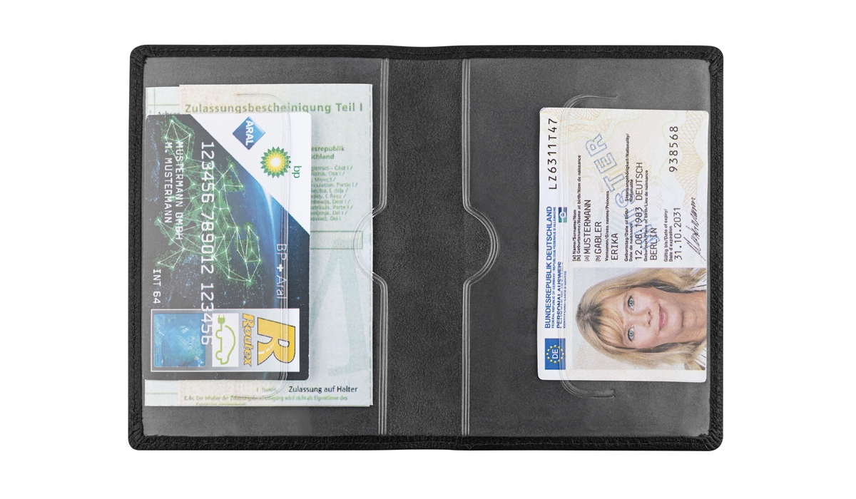 EcoNappaDeLuxe Basic goatskin leather wallet