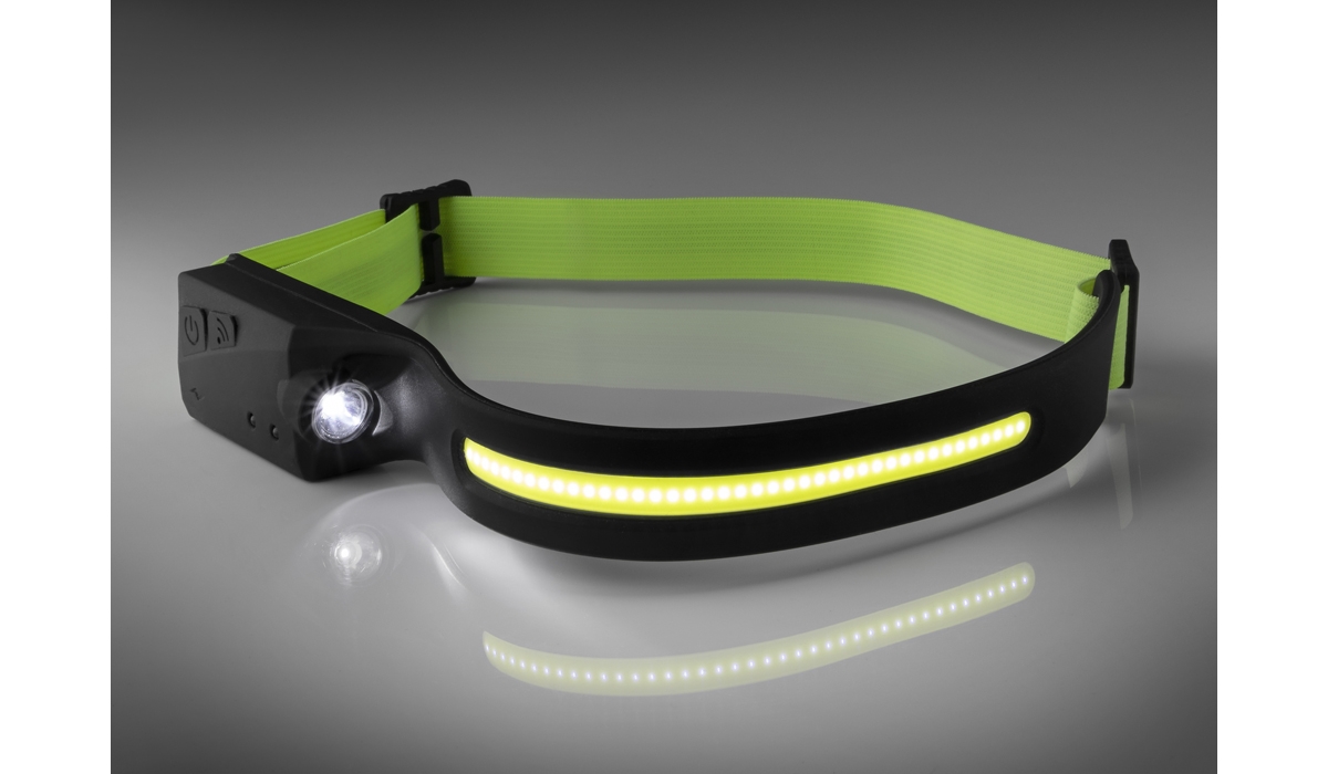 LED MegaBeam headlamp HeadlightSwipe black