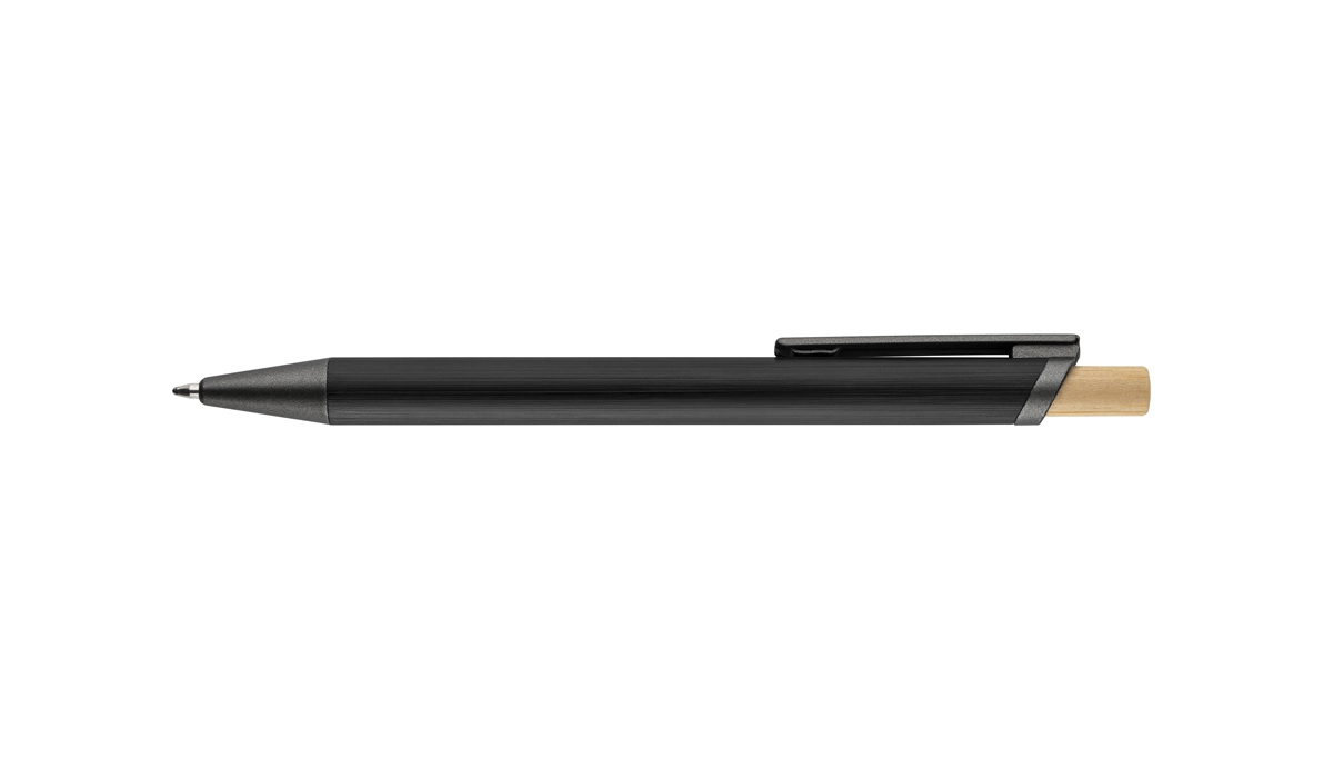 Kugelschreiber AluEcoLogo schwarz