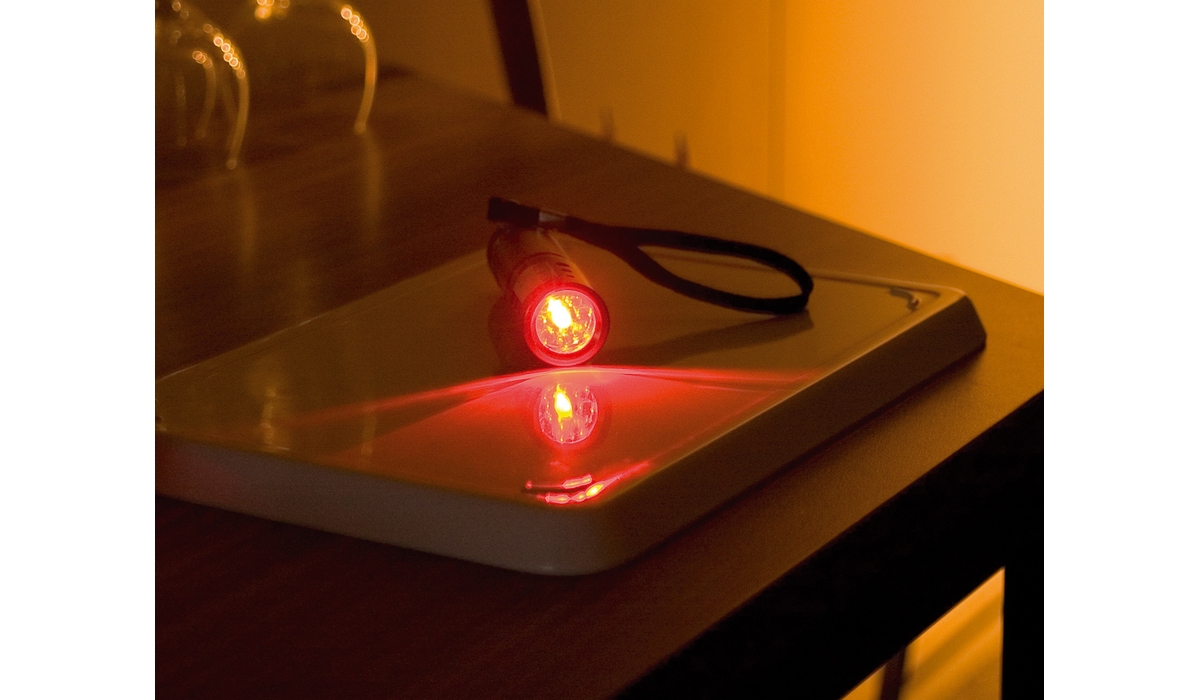 LED MegaBeam safety lamp PocketSecurity silver