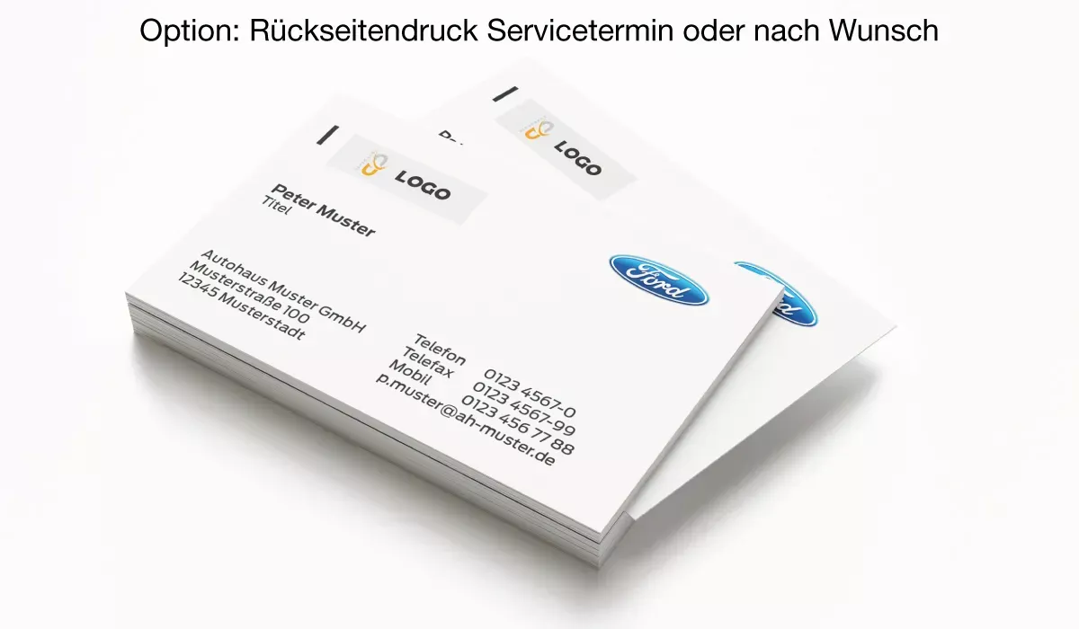 FORD standard Business cards