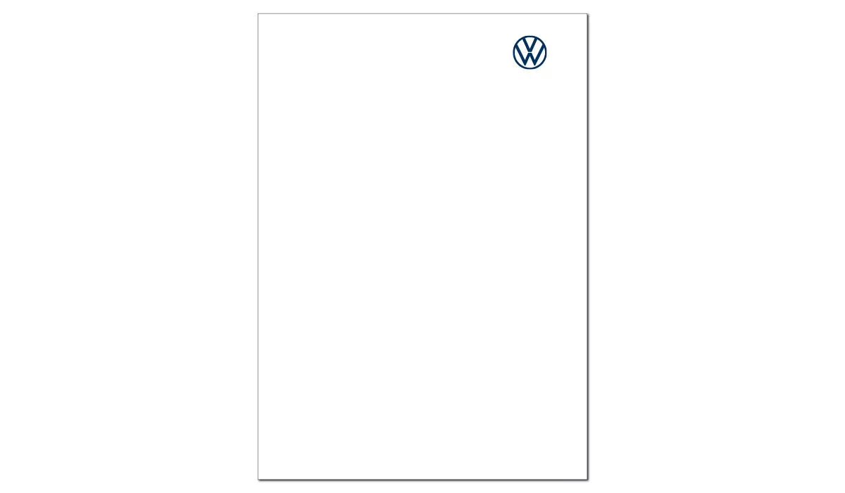 VW Partner Briefbogen 