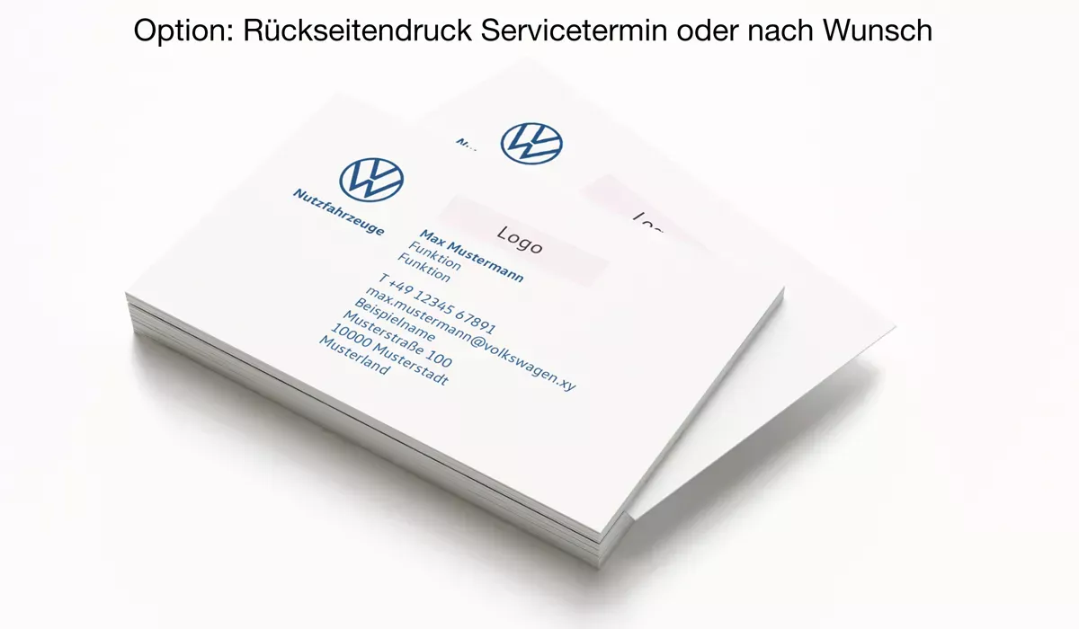 VW Commercial Vehicles Business Cards