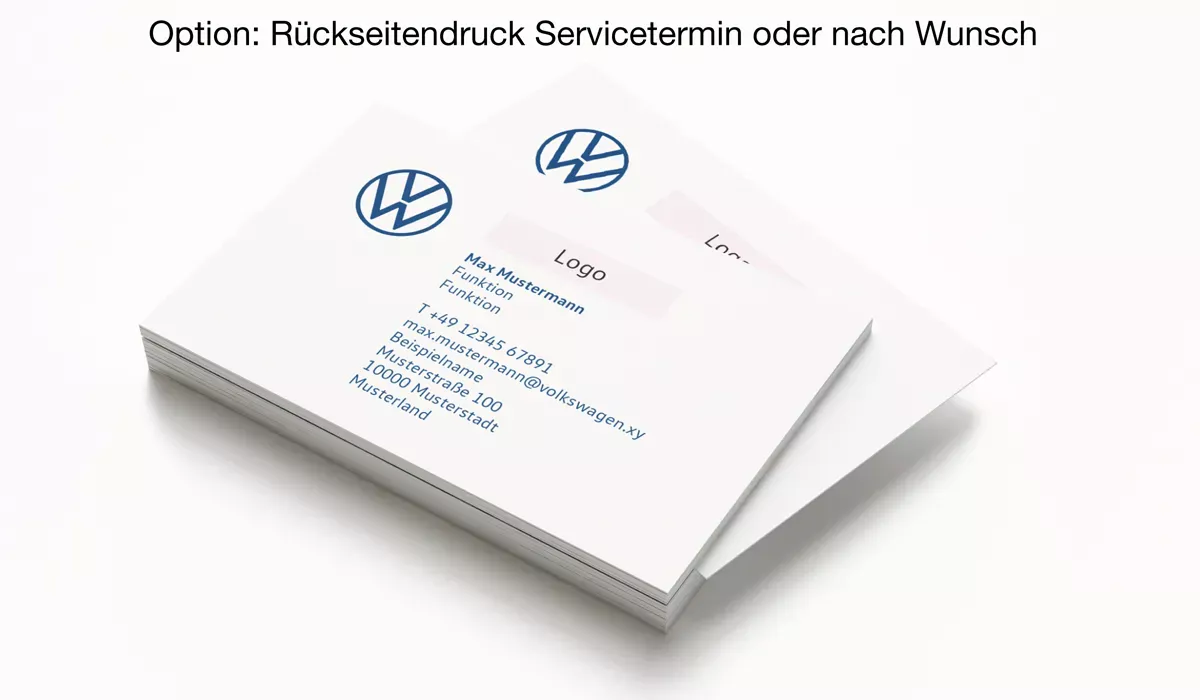 VW Partner Business Cards