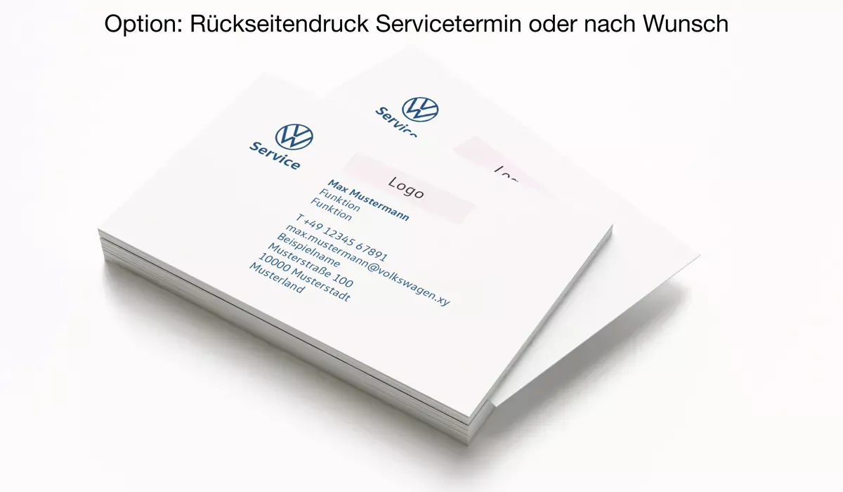 VW Service Business Cards