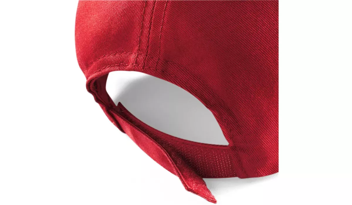 Beechfield Ultimate 5 Panel Cap - classic red/white