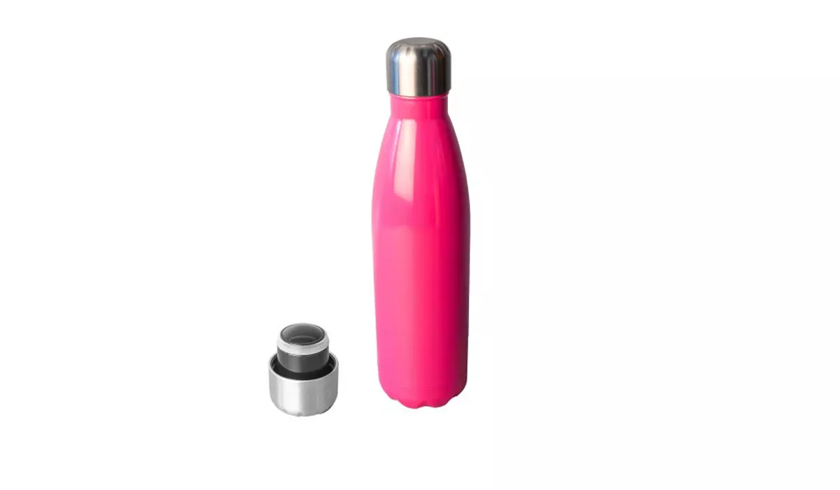 Stainless steel drinking bottle 500 ml - pink